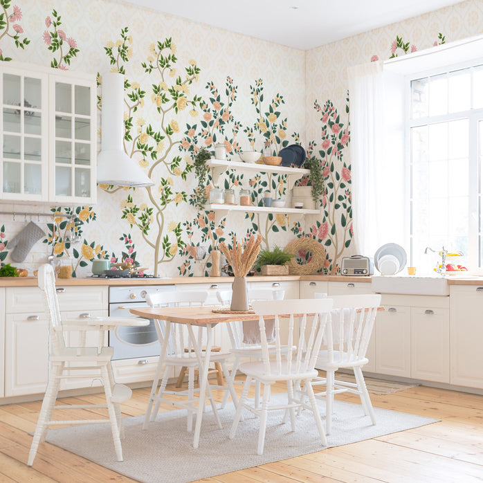 Carta da parati Mughal Chinoiserie - cucina