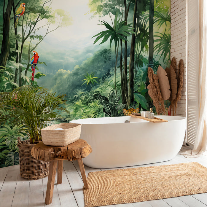 Carta da parati Tropic waterfall - bagno