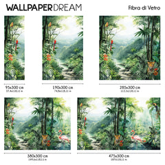 Tropische Wasserfall Fototapete