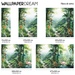 Tropic waterfall Wall Mural