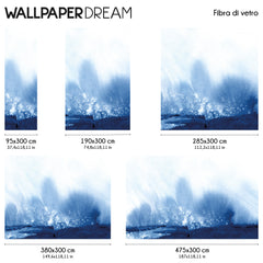 Papel Pintado azul índigo