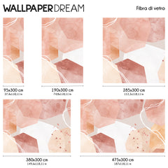 Pastel Hexagons Wall Mural