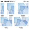 Blue Pearls Wall Mural