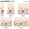 Papel Pintado Decoupage floral