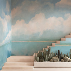 Carta da parati Soffici nuvole - per esterni