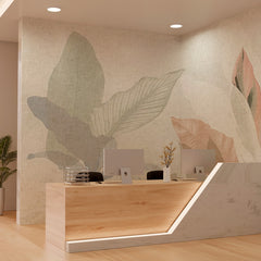 Carta da parati Natura su lino - hotel