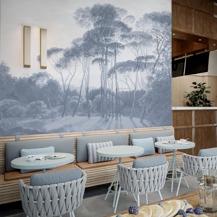 Carta da parati Pineta artistica - locali pubblici