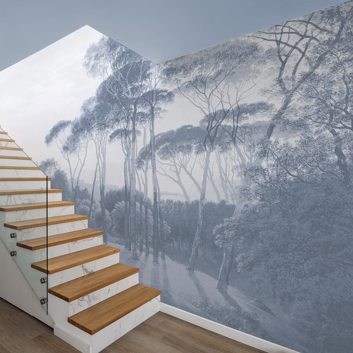 Carta da parati Pineta artistica - scale, corridoio