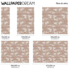 Vintage toile Wall Mural 