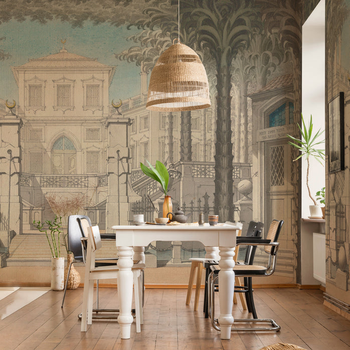 Carta da parati Palazzo estivo - cucina, sala da pranzo