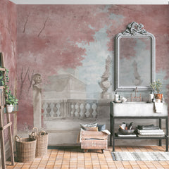 Carta da parati Portico neoclassico - bagno