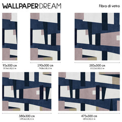 Carta da parati Puzzle geometrico