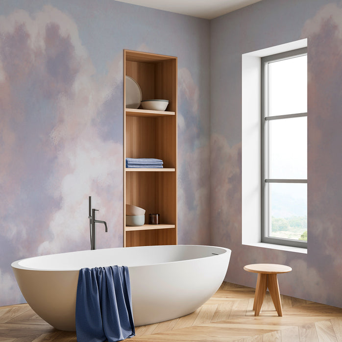 Carta da parati Nuvole di primavera - bagno