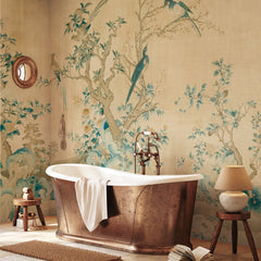 Carta da parati boschetto d'Oriente - bagno