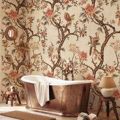 Carta da parati Chinoiserie antica - bagno