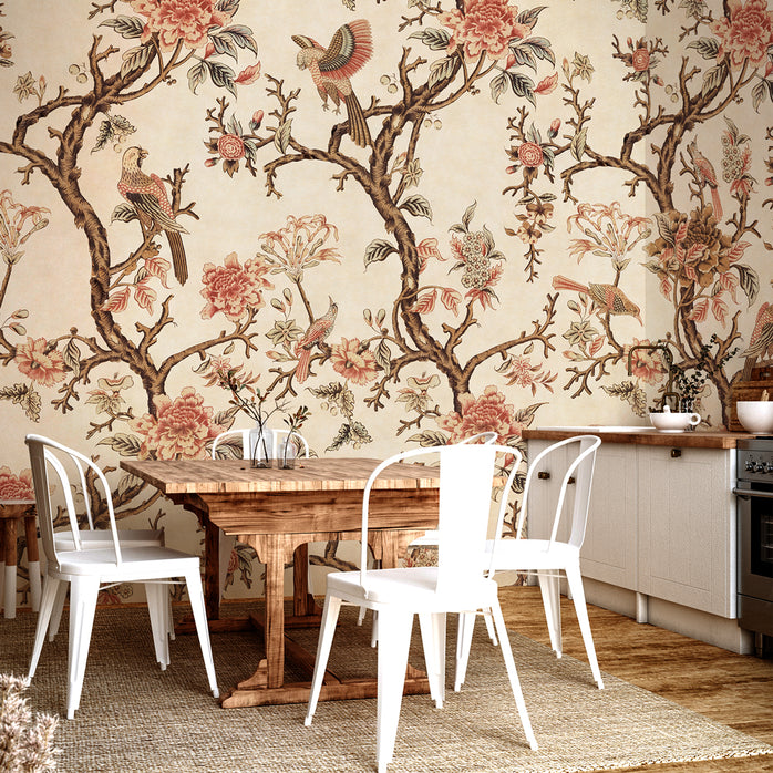 Carta da parati Chinoiserie antica - cucina