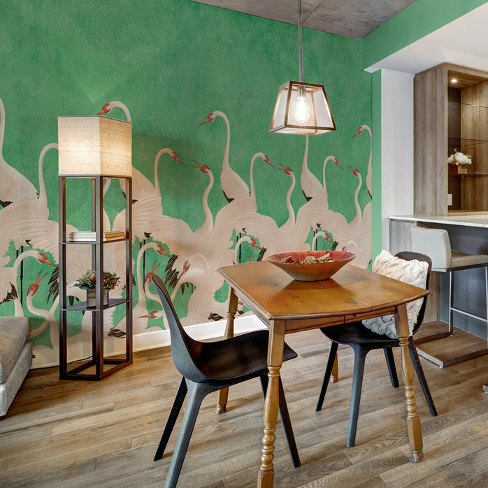Carta da parati Aironi eleganti - cucina