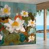 Carta da parati Collage floreale - per esterni