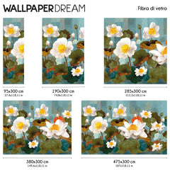 Carta da parati Collage floreale