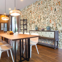 Carta da parati Chinoiserie Ocra - cucina