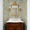 Carta da parati Chinoiserie di giada - bagno