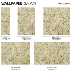 Carta da parati Chinoiserie dorata