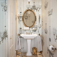 Carta da parati Luci fatate - bagno