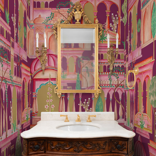 Carta da parati Città d'Oriente - bagno