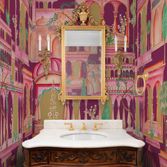 Carta da parati Città d'Oriente - bagno
