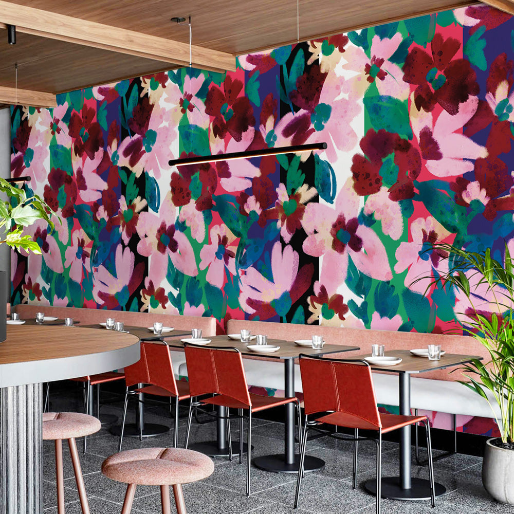 Carta da parati Prato fiorito - locali pubblici, esercizi commerciali