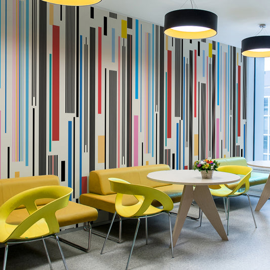 Carta da parati Luci intermittenti - esercizi commerciali, locali pubblici