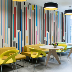 Carta da parati Luci intermittenti - esercizi commerciali, locali pubblici