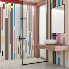 Carta da parati Luci intermittenti - box doccia