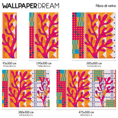 Carta da parati Coralli Pop