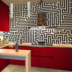 Carta da parati Labirinto - cucina