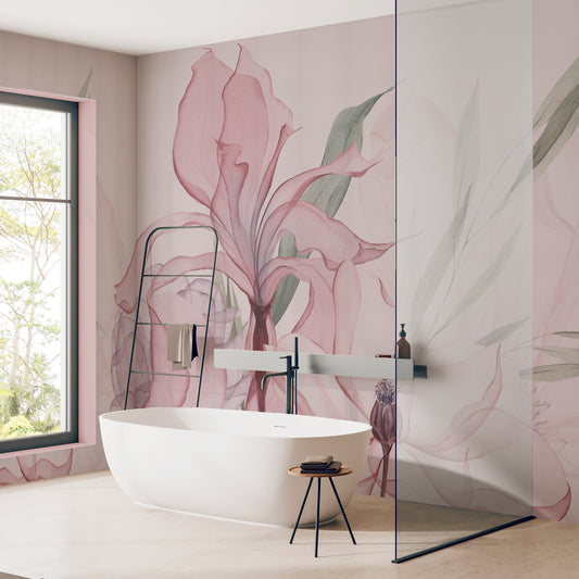 Carta da parati Rafflesia - bagno