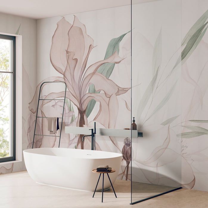 Carta da parati Rafflesia - bagno
