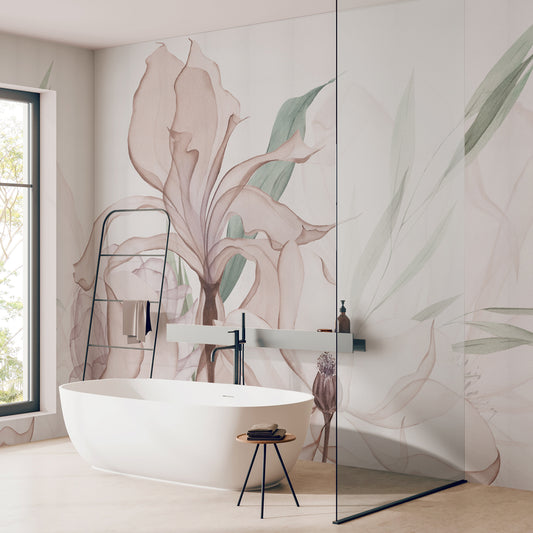 Carta da parati Rafflesia - bagno