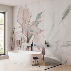 Carta da parati Rafflesia - bagno