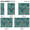 Artistic Plates Wall Mural