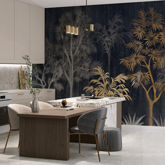 Carta da parati Luci del tramonto - cucina