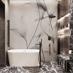 Carta da parati Tenue fruscio - bagno