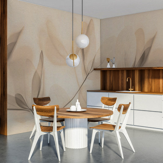 Carta da parati Florescentia - cucina, sala da pranzo