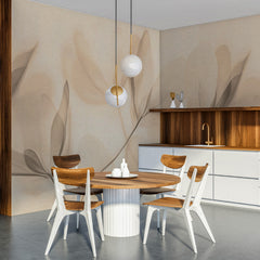 Carta da parati Florescentia - cucina, sala da pranzo