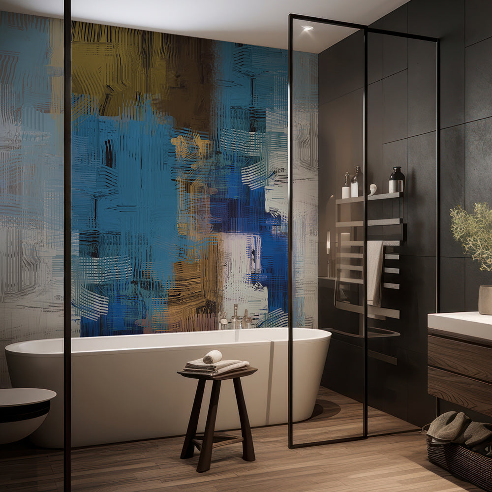 Carta da parati Flux - bagno