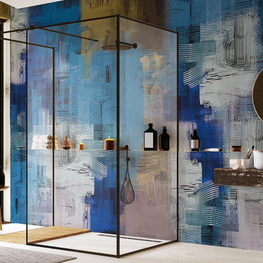 Carta da parati Flux - box doccia