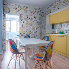 Carta da parati Aforismi pasta - cucina