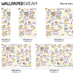 Carta da parati Aforismi pasta