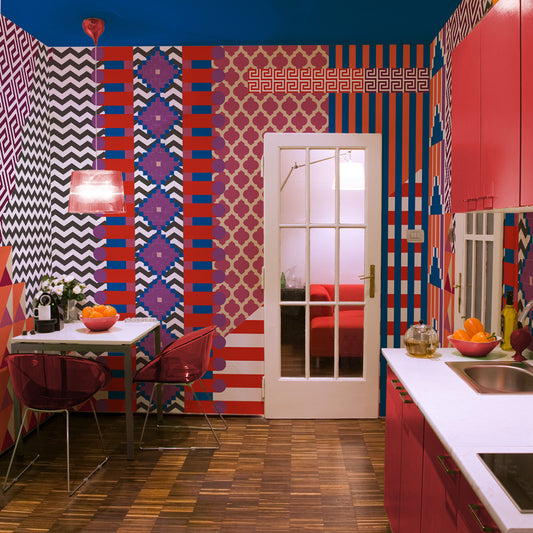 Carta da parati Vogue - cucina, sala da pranzo