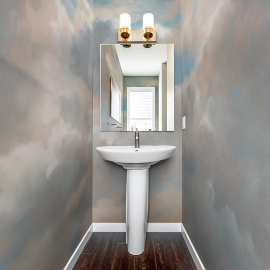 Carta da parati Cielo nuvoloso - bagno